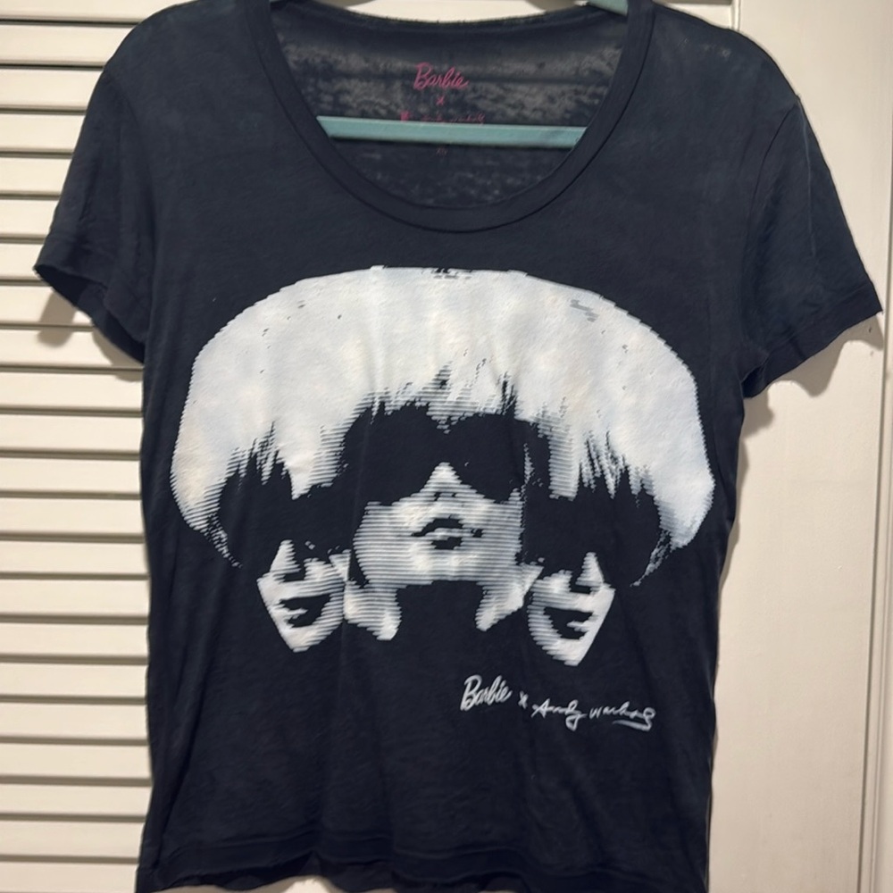 Barbie x Andy Warhol tee shirt